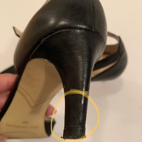 Enzo Angiolini black heels with ankle strap - Picture 6 of 8